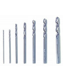 DREMEL Jeu de 7 forets bois, plastique et métal non ferreux - 0,8 à 3,2 mm