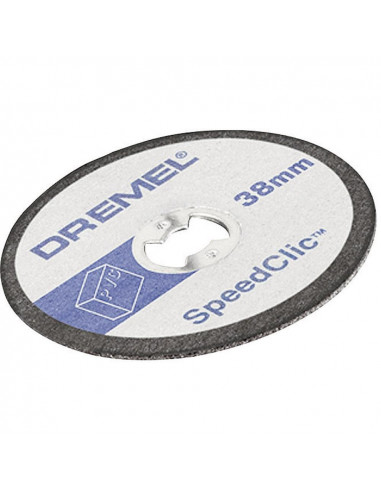 DREMEL 5 Disques EZ speedclic PVC 38 mm épaisseur 1.2 mm