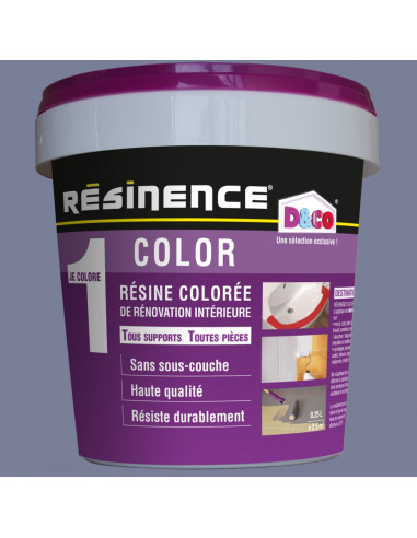RESINENCE Color Résine colorée rénovation gris lunaire 250ml