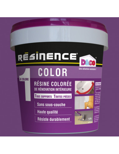 RESINENCE Color Résine colorée rénovation prune 250ml