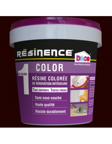 RESINENCE Color Résine colorée rénovation ébène 500ml