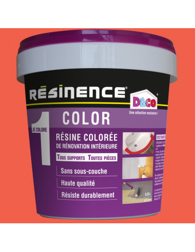 RESINENCE Color Résine colorée rénovation mandarine 500ml