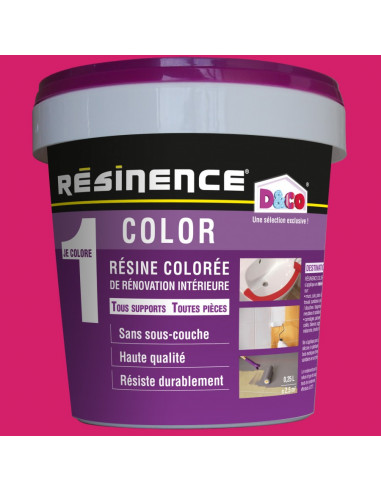 RESINENCE Color Résine colorée rénovation framboise 250ml
