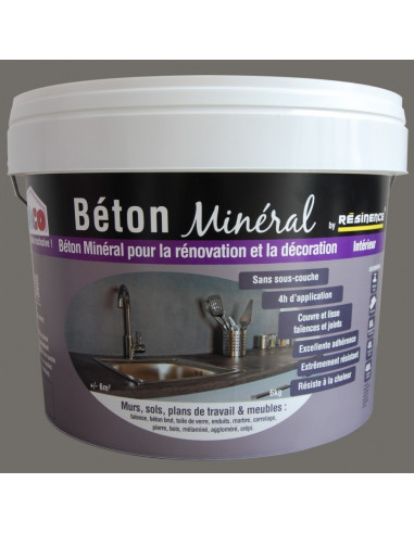 RESINENCE Béton minéral gris taupe 6kg