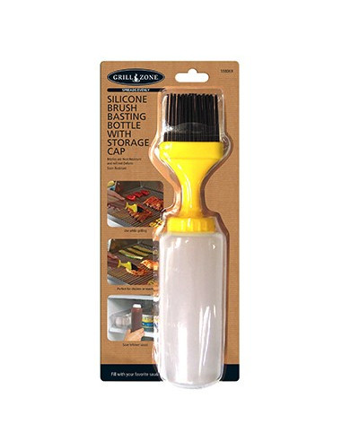 GRILL ZONE Pinceau silicone + bouteille
