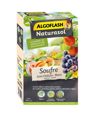 ALGOFLASH NATURASOL Souffre anti-oïdium 350g