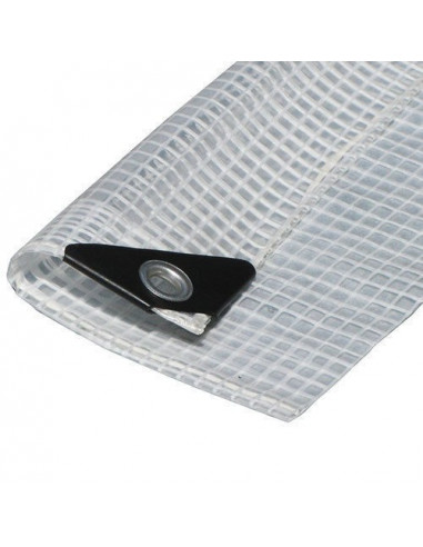 Bâche De Protection Transparente Avec Grammage 130 G/M² Taille 2 X 3 (6 M²)