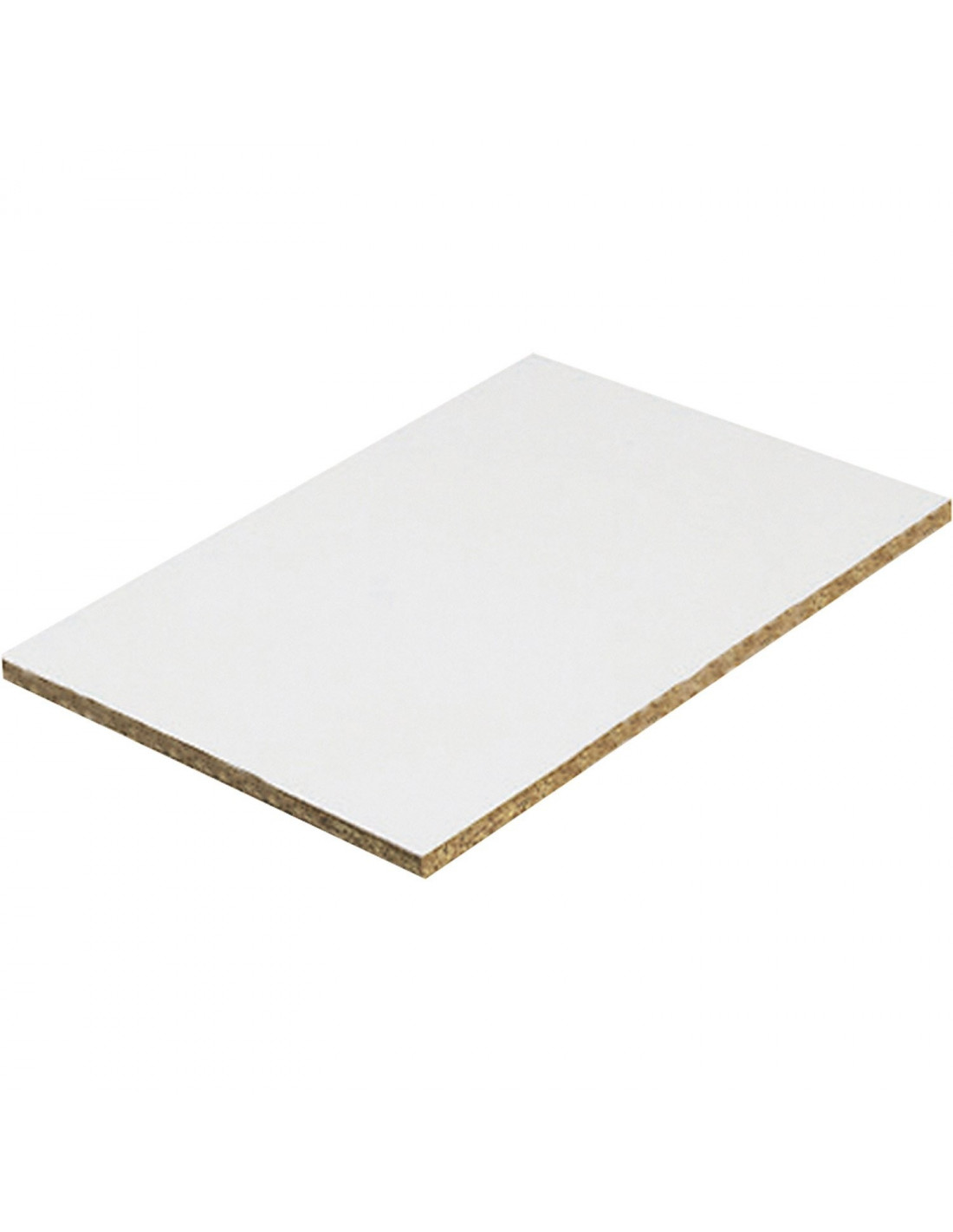 Panneau Mélaminé Standard Blanc 250 x 125 cm à la découpe, vendu au m²