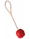 TRIXIE Balle sur corde caoutchouc naturel, flottante d4,5 cm - 35 cm