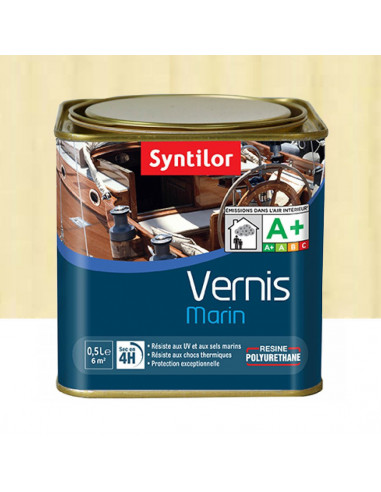 SYNTILOR Vernis marin 0.5L brillant incolore