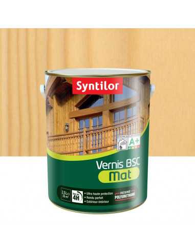 SYNTILOR Vernis bois 2.5L mat incolore