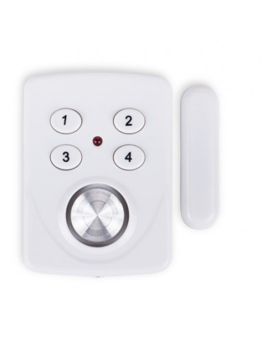 SMARTWARES Mini alarme capteur de porte et fenêtre avec code SC33