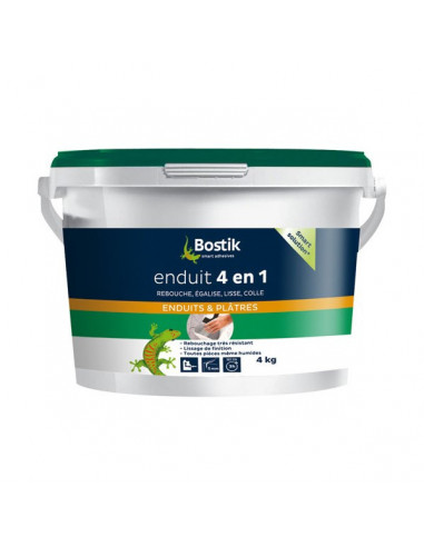 BOSTIK Enduit 4 en 1 pâte 4 kg