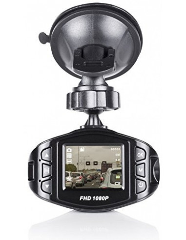 SMARTWARES Caméra dashcam 1080p MicroSD avec support, écran 1,5po DVRCAR25