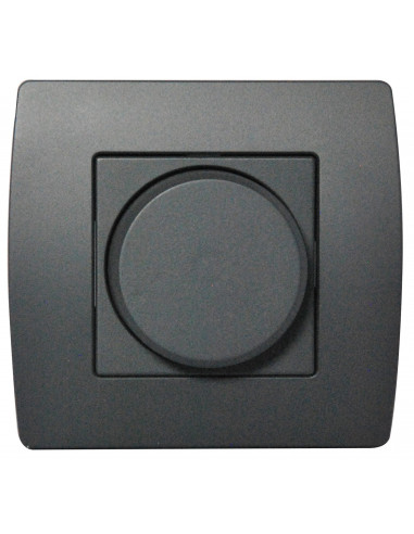 interrupteur-design-variateur-rotatif-simple-noir-mat