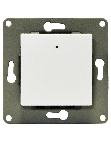 ELECTRALINE Module interrupteur bouton poussoir avec voyant blanc BALI