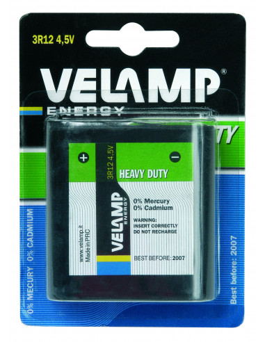 VELAMP Pile Saline plate 3R12 4,5V
