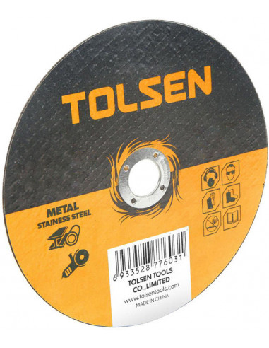TOLSEN Disque à tronçonner métal d125x1.2x22.2mm