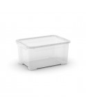 KIS Boîte de rangement plastique T BOX XS Transparent 26,5 x 38 x 19 cm 14L