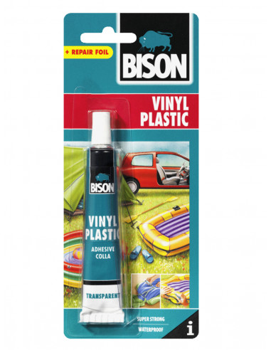Bison adhésif vinyl plastic 25ml