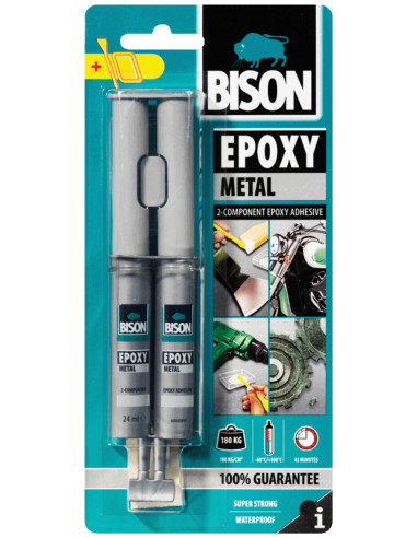 Bison Epoxy métal 24ml