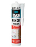 BISON SILICONE UNIVERSAL Universal silicone sealant Blanc - 280 mL