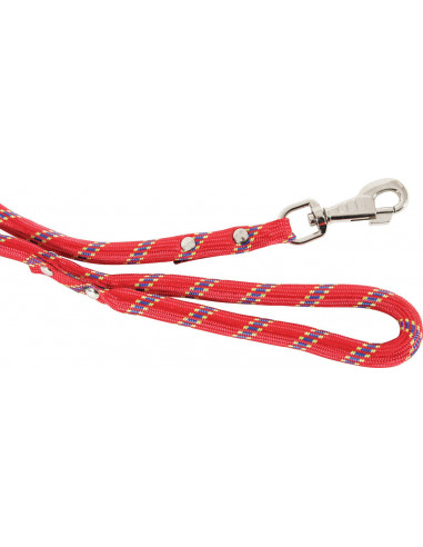 ZOLUX Laisse nylon corde 13 mm/1,20 m rouge