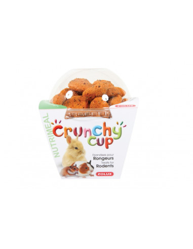ZOLUX Crunchy Cup Candy Carotte & Lin 200 g