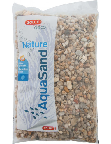 ZOLUX Aquasand Nature Quartz Gros 1 kg