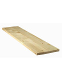 SUPBOIS Tablette d\'aménagement en bois de sapin 200 x 40 cm Épaisseur 18 mm