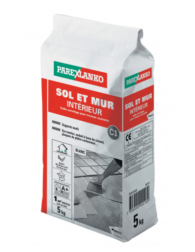 Mortier colle blanche 5kg