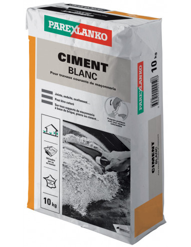 PAREX LANKO Ciment blanc 10 kg