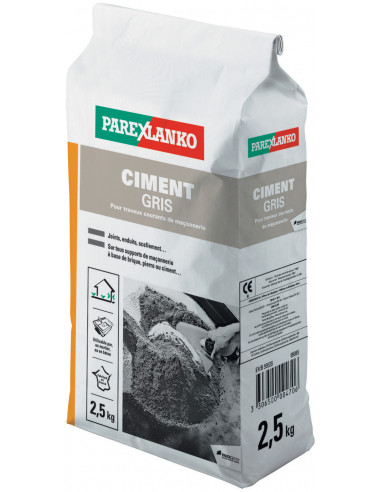 PAREX LANKO Ciment gris 2,5kg