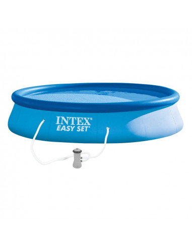 INTEX Kit Piscine Gonflable EASY SET 3,96 x 0,84 m