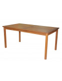 PASCAL JR PILLET Table rectangulaire en teck 160 x 90 x 75 cm