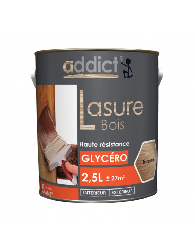 RECA Lasure Glycéro Bois ADDICT Incolore 2,5 L