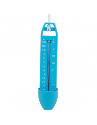 DIFFUSION Thermomètre piscine plat, H. 16,5 cm, plastique