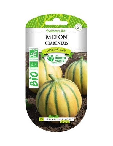 LES DOIGTS VERTS Melon Charentais Bio