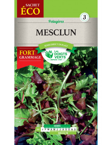 LES DOIGTS VERTS Mesclun (mélange de salade) Eco
