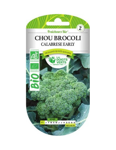 LES DOIGTS VERTS Chou Brocoli Calabrese Early Bio