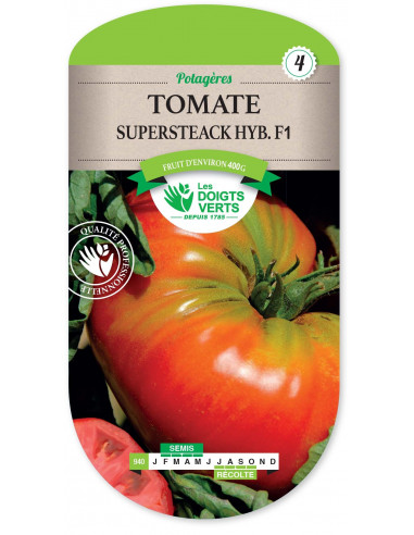 LES DOIGTS VERTS Tomate Supersteack Hybride F1