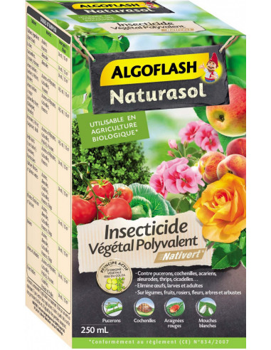 ALGOFLASH NATURASOL Insecticide végétal polyvalent 250 ml