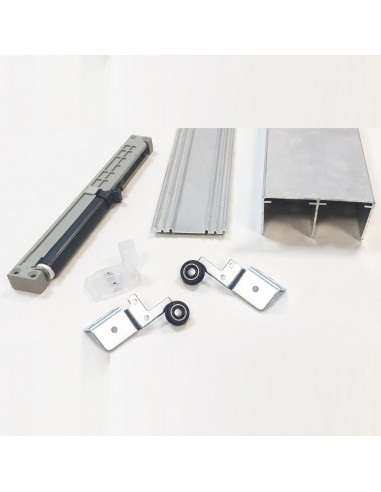 RB PANEL Kit rails haut et bas pour portes de placards Aluminium L.300 cm