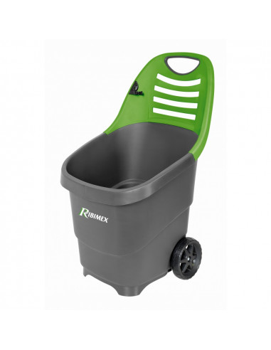 RIBIMEX Chariot de jardin pour déchets / feuilles 65 litres