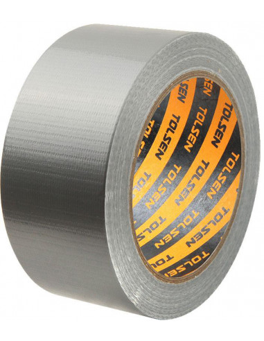 TOLSEN Tape fibre gris 48 mm x 50 m