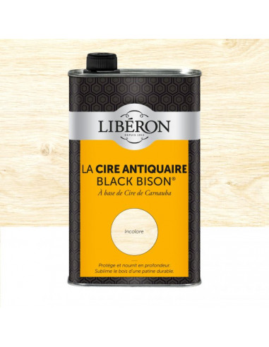 LIBERON 3929 Cire antiquaire "Black Bison" 0,5L - incolore