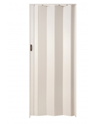 GROSFILLEX Porte accordéon PVC UNA H. 205 x 84 cm couleur Blanc
