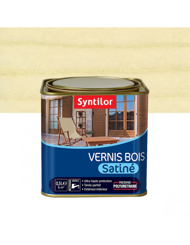 SYNTILOR Vernis BOIS incolore satiné - 0,5L