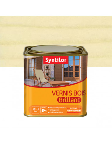 SYNTILOR Vernis BOIS incolore brillant - 0,5L