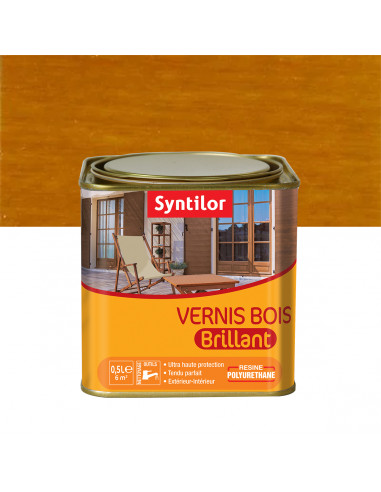 SYNTILOR Vernis BOIS chêne doré brillant - 0,5L